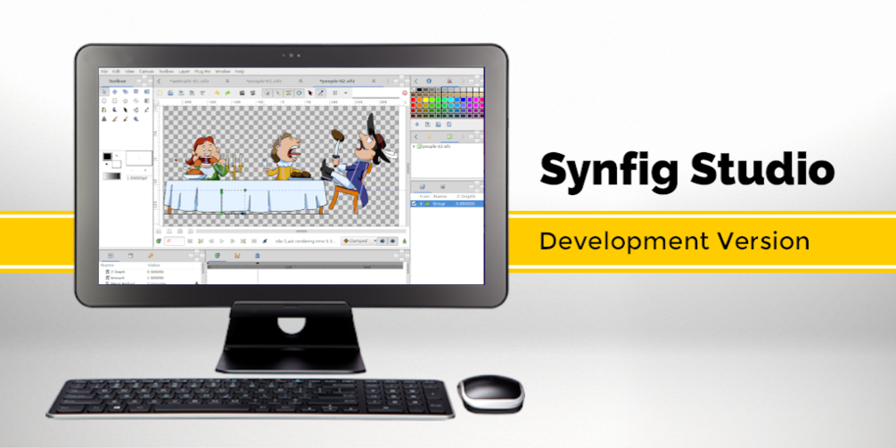 synfig free and open source animation software